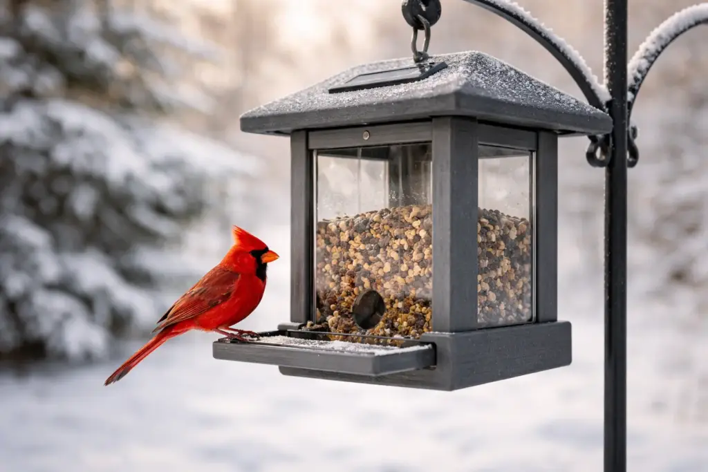 A showcase of the best bird feeding stations Ontario featuring durable materials and smart designs.